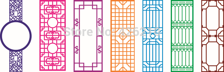 2D ʹ ߰  г 忡 ϴ /2d vector designs used for hollow decorative panel boards